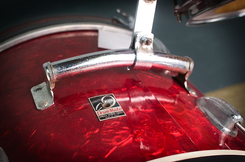 Tama / Drum Mate '3' Drum Kit inc Snare Drum - 1966 - Red Pearl