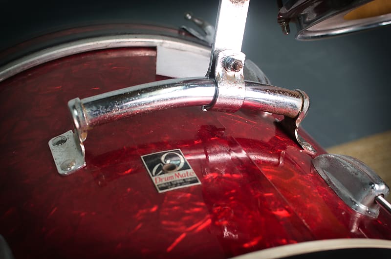Tama / Drum Mate '3' Drum Kit inc Snare Drum - 1966 - Red Pearl