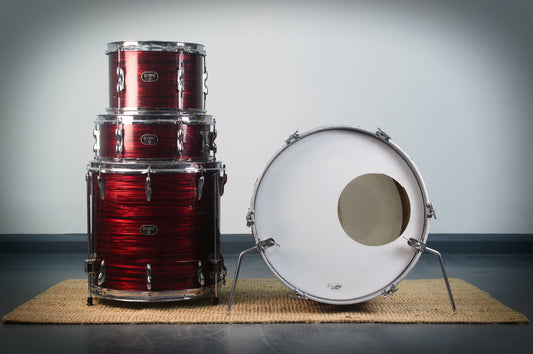 Premier Olympic '65' Drum Kit in Red SilkPearl - 1966