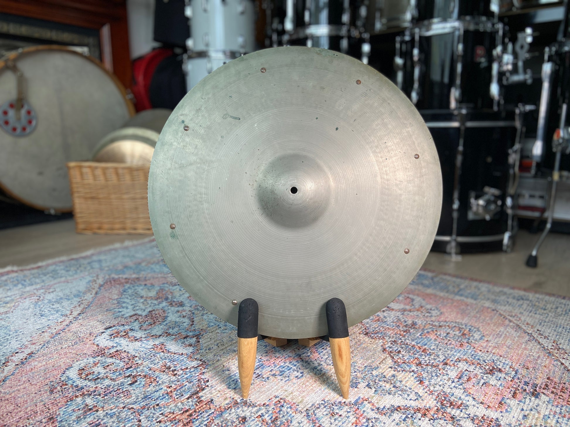 Zyn 20" Vintage Rivet Crash-Ride Cymbal - 1960's - 1683g