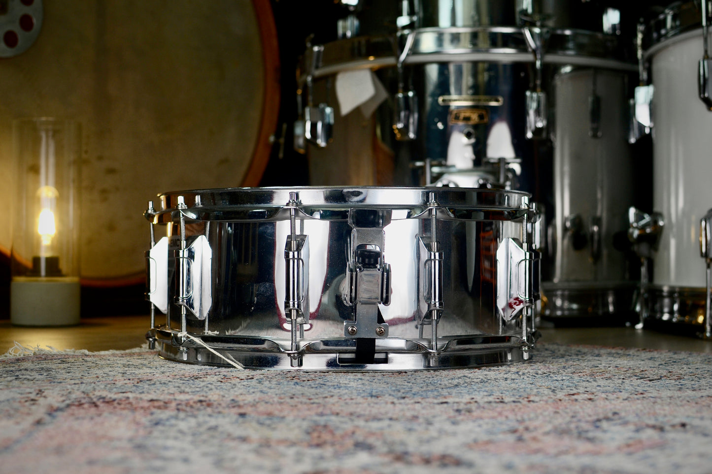 Remo Mastertouch Series 'M7-3054-XX' 14x5.5" Snare Drum in Chrome Quadra - 1988