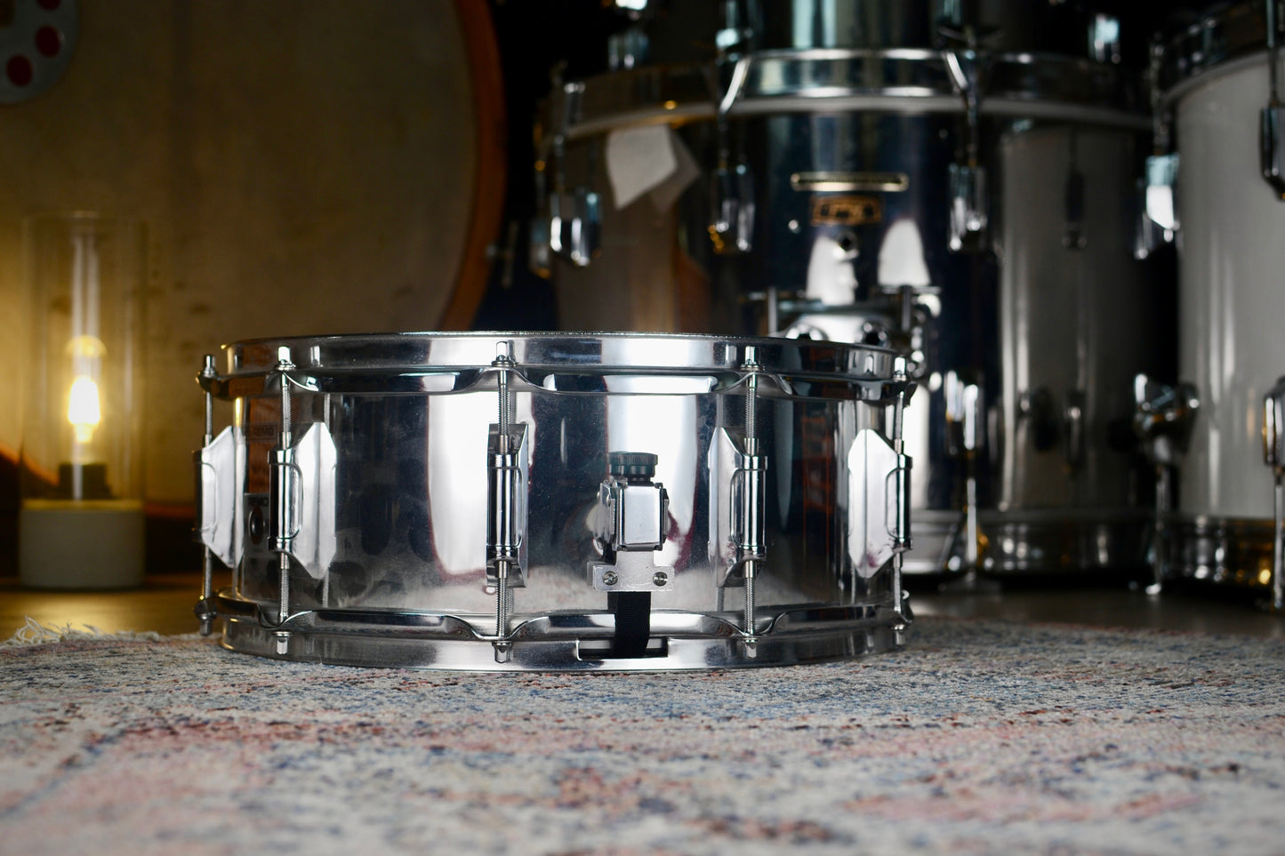 Remo Mastertouch Series 'M7-3054-XX' 14x5.5" Snare Drum in Chrome Quadra - 1988