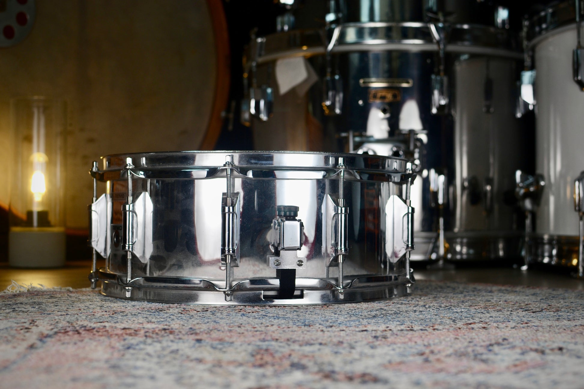 Remo Mastertouch Series 'M7-3054-XX' 14x5.5" Snare Drum in Chrome Quadra - 1988