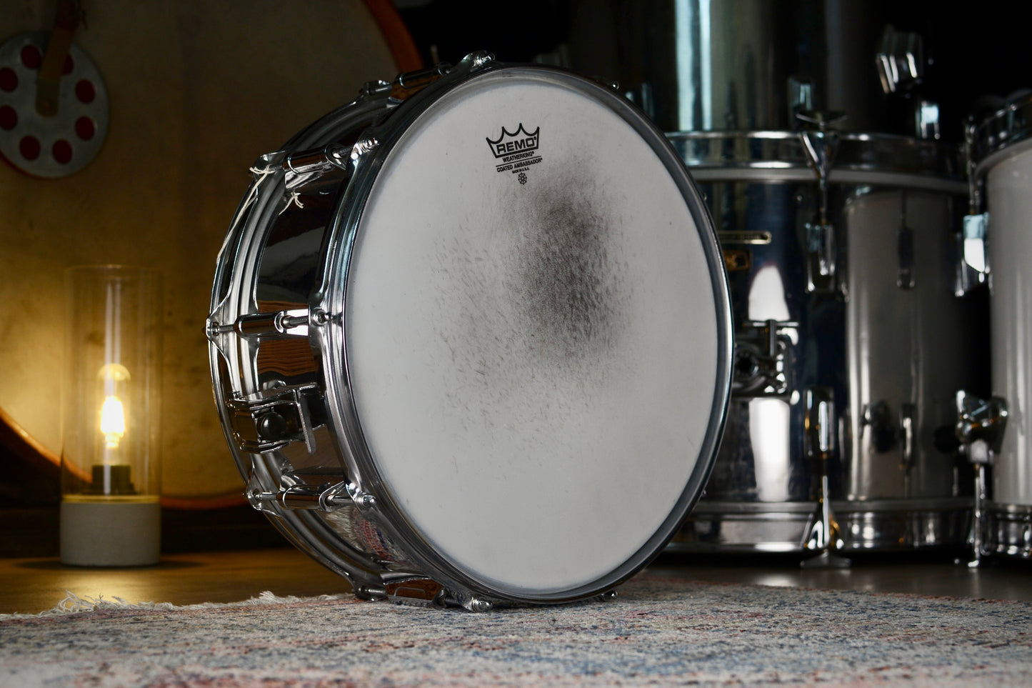 Remo Mastertouch Series 'M7-3054-XX' 14x5.5" Snare Drum in Chrome Quadra - 1988