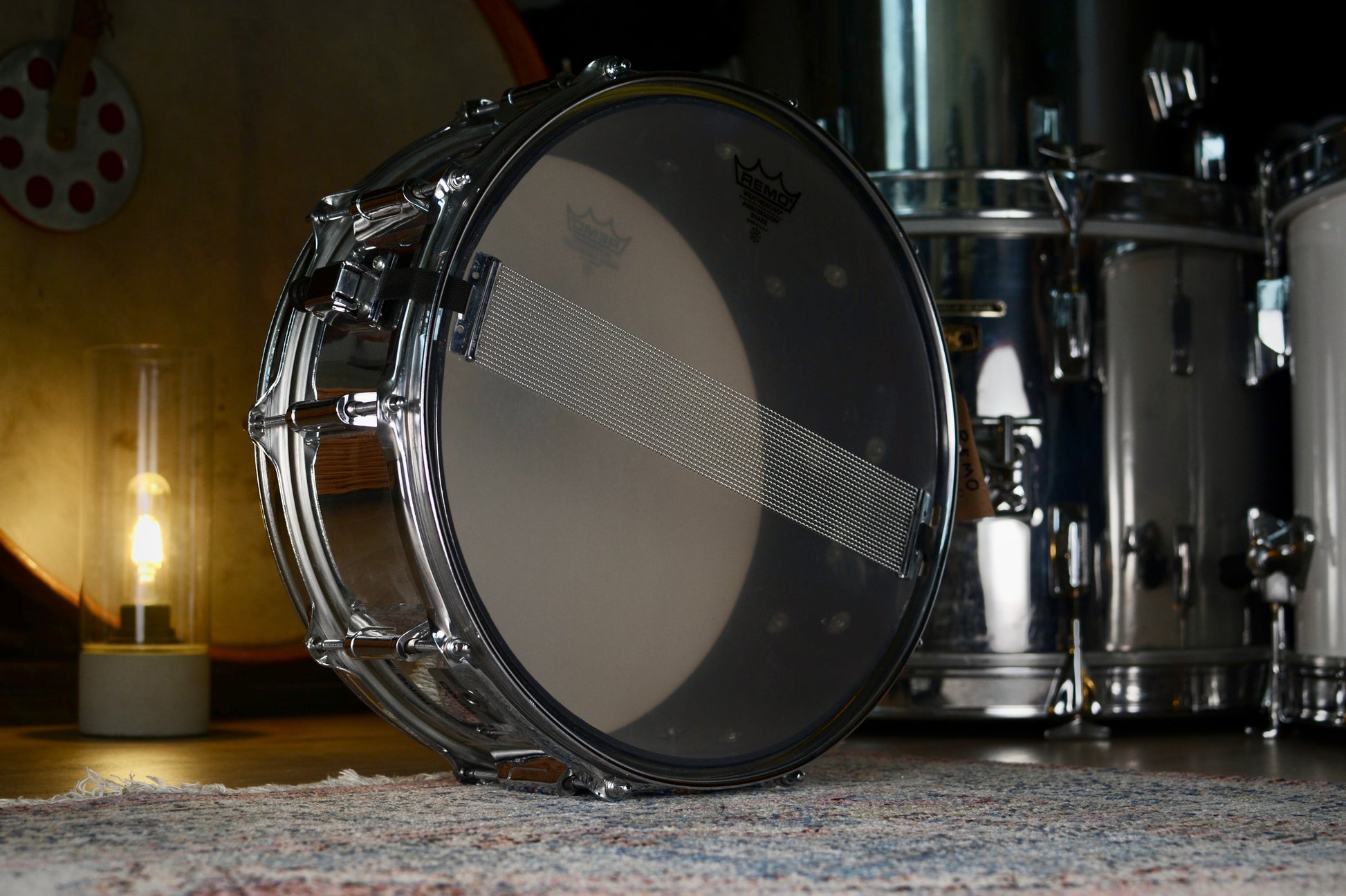 Remo Mastertouch Series 'M7-3054-XX' 14x5.5" Snare Drum in Chrome Quadra - 1988