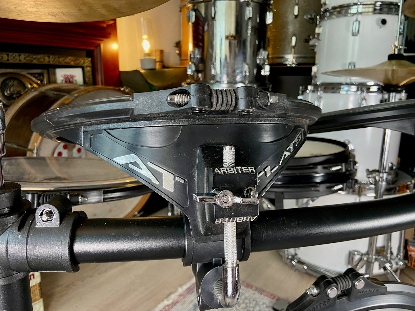 Arbiter Flats Drum Kit with Hardware & Cymbals