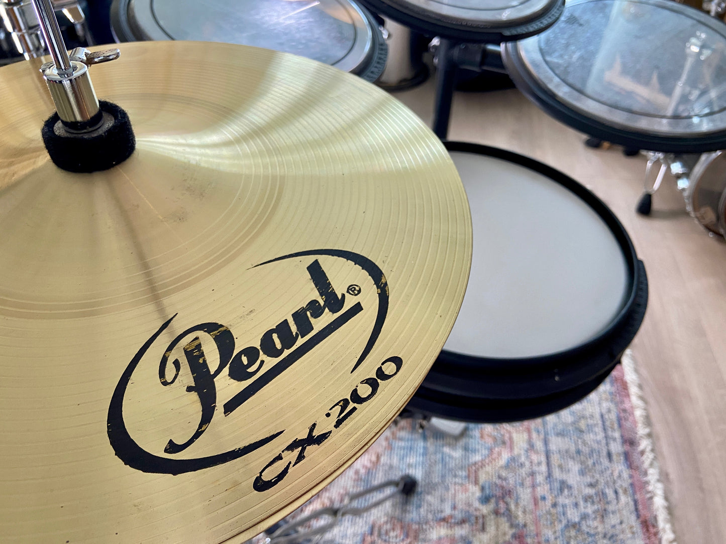 Arbiter Flats Drum Kit with Hardware & Cymbals
