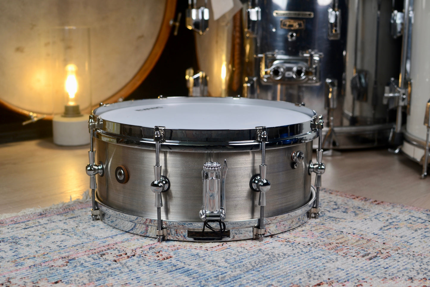 HD Custom Premier 14x5.5" Steel Snare Drum with INDé Strainer