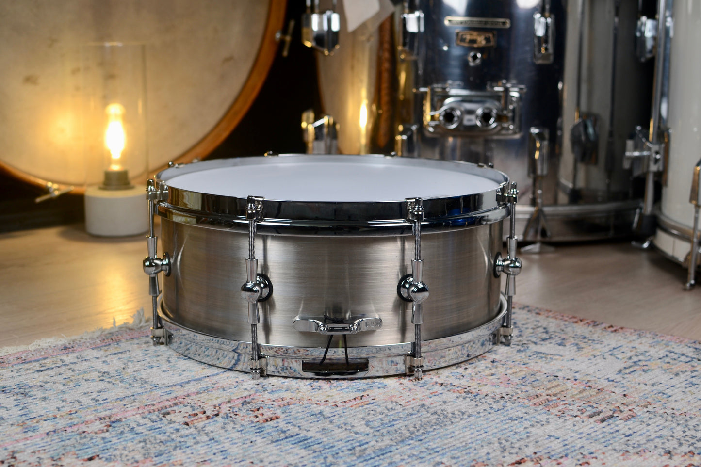 HD Custom Premier 14x5.5" Steel Snare Drum with INDé Strainer