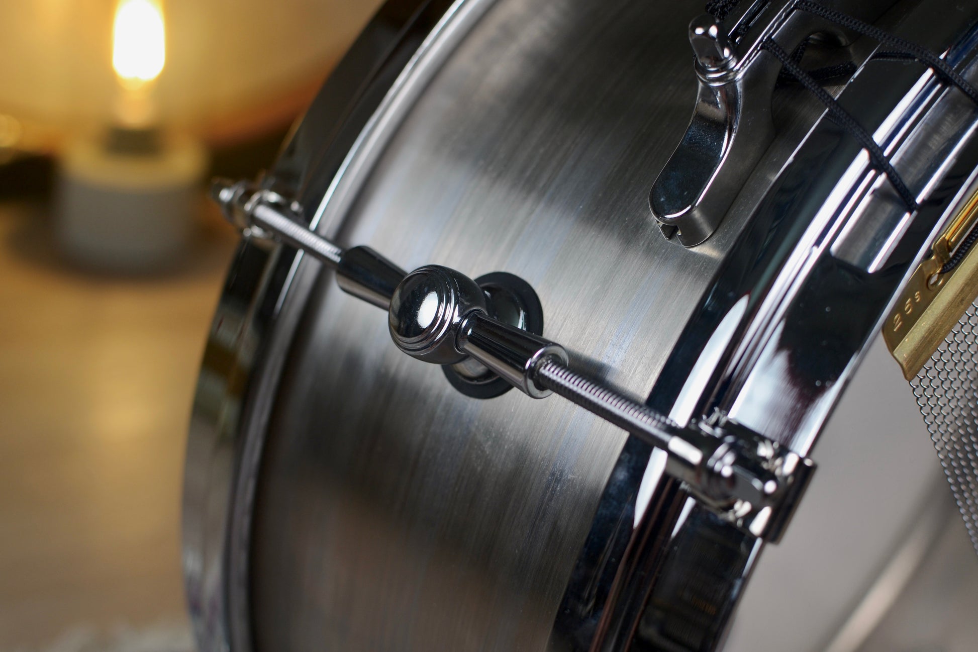 HD Custom Premier 14x5.5" Steel Snare Drum with INDé Strainer
