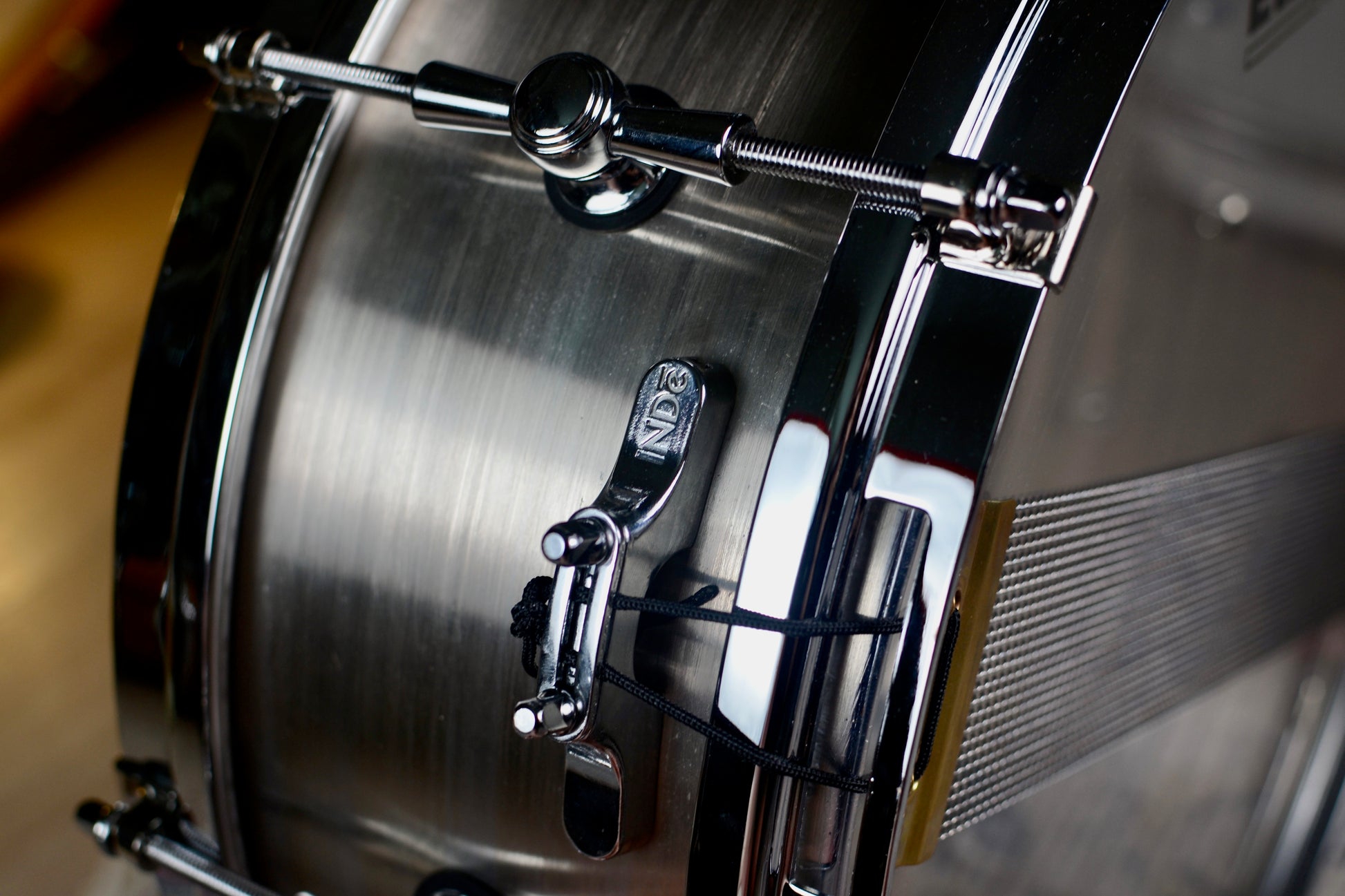 HD Custom Premier 14x5.5" Steel Snare Drum with INDé Strainer