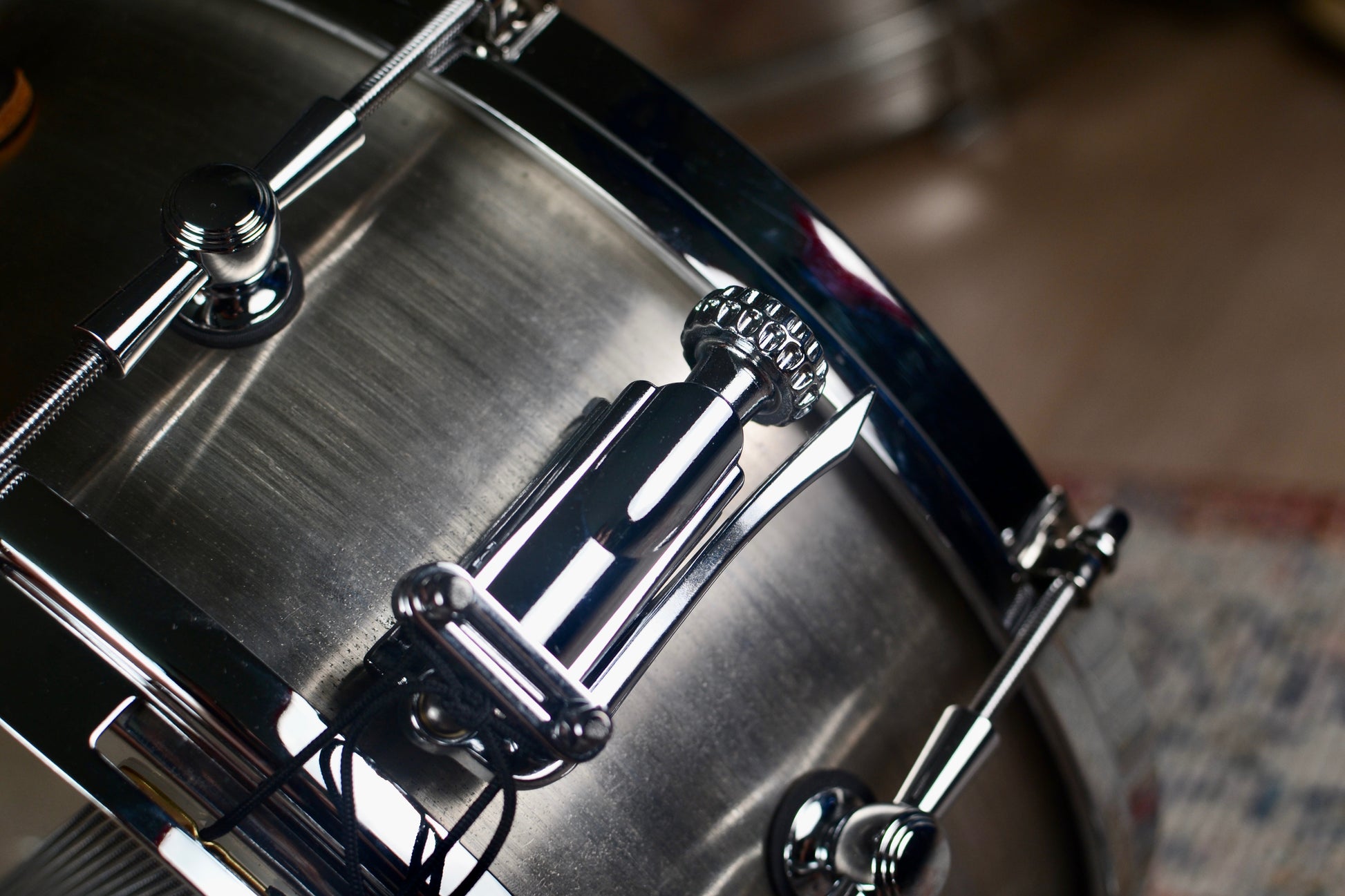 HD Custom Premier 14x5.5" Steel Snare Drum with INDé Strainer
