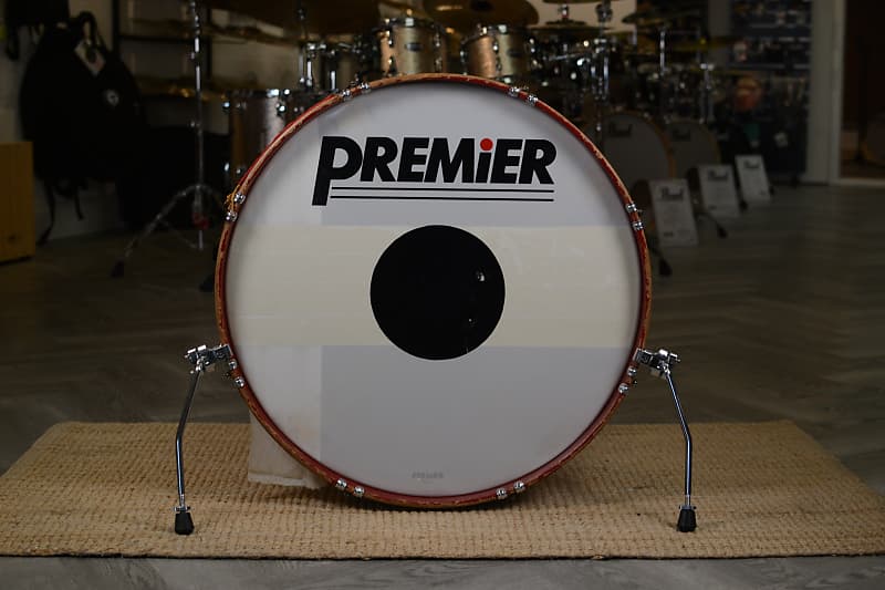 Olympic 26" x 9.5" Bass Drum 'Boys Brigade' in White - 1950's