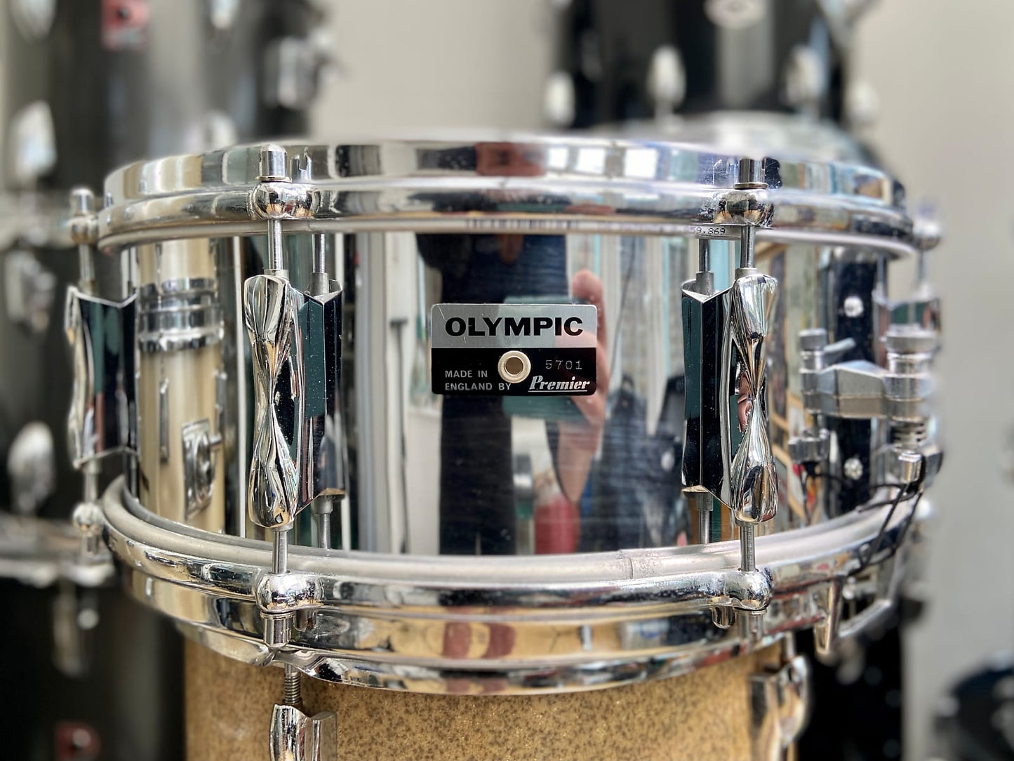 Olympic 14x5” Steel Snare Drum - 1970’s