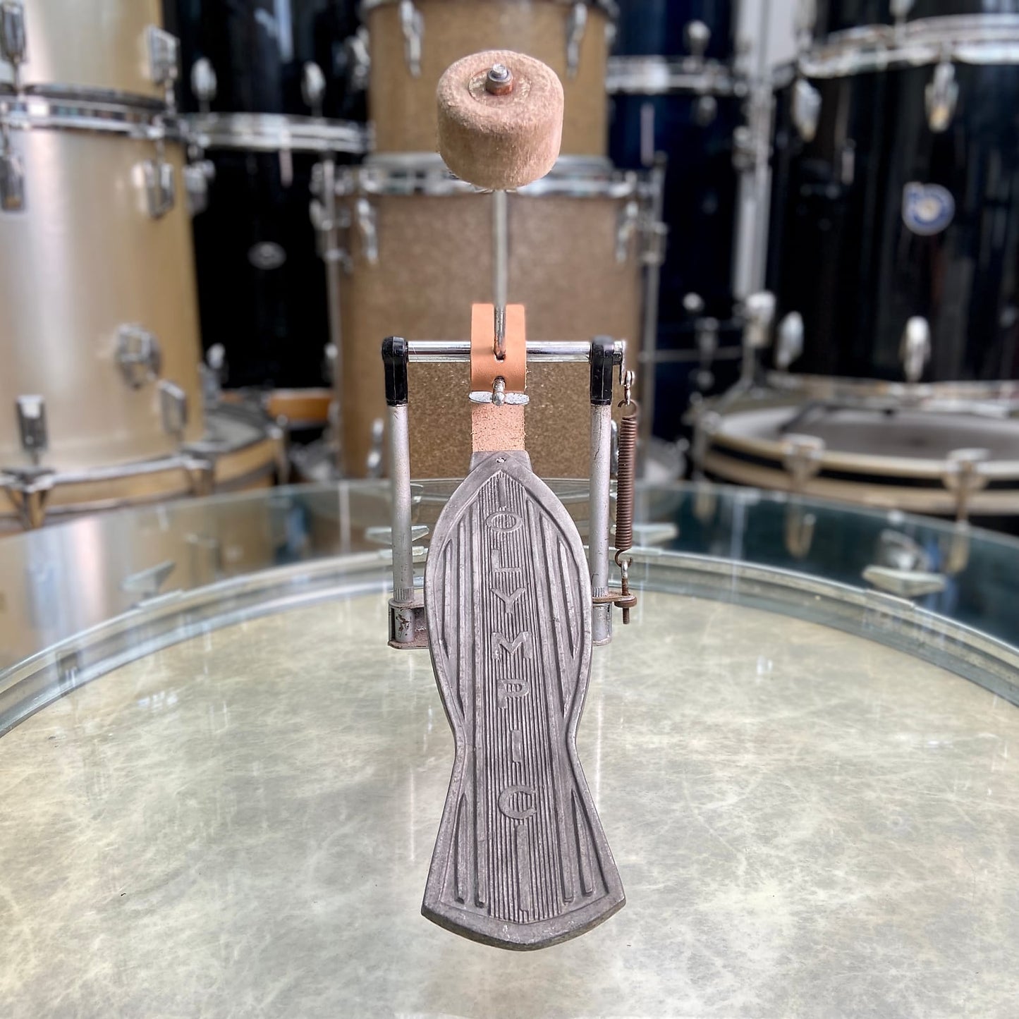 Olympic '1250' Vintage Bass Drum Pedal - 1964