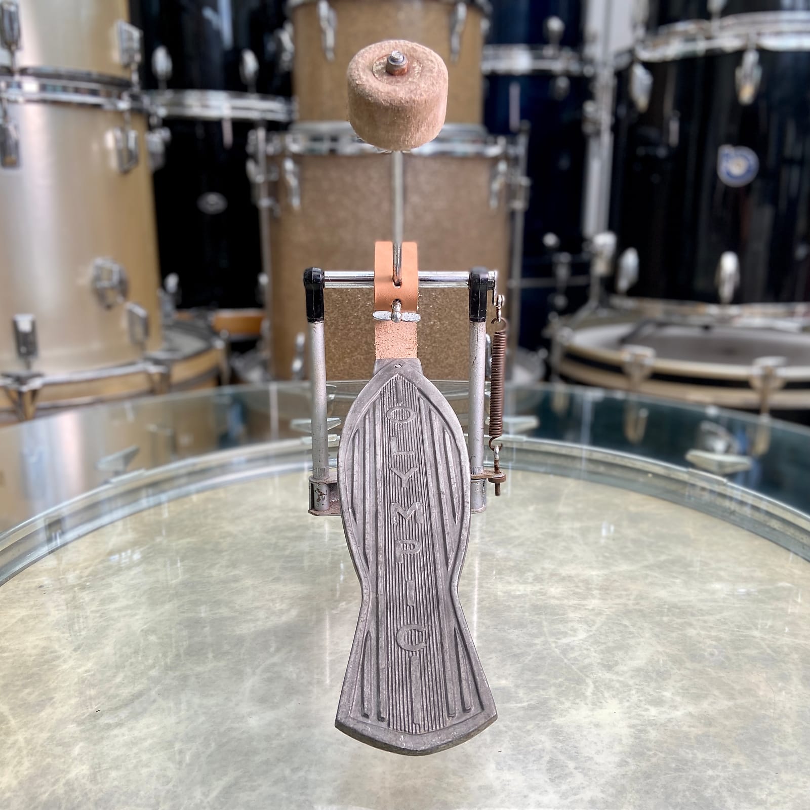 Olympic '1250' Vintage Bass Drum Pedal - 1964