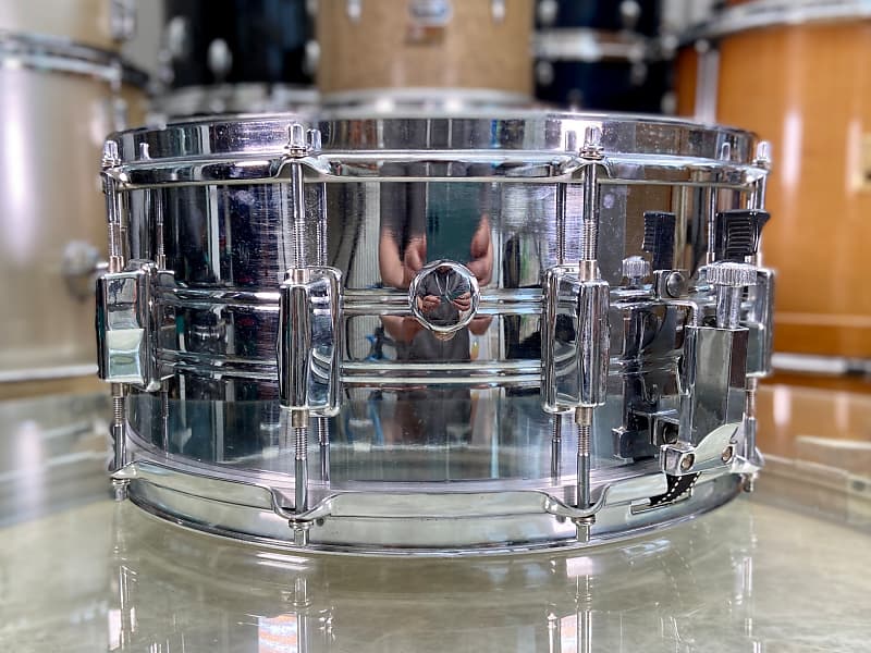 Pearl Professional Series 14 x 6.5" Steel Snare Drum - 1980's