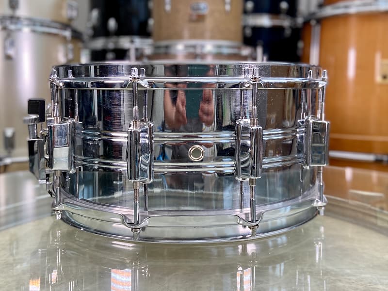 Pearl Professional Series 14 x 6.5" Steel Snare Drum - 1980's