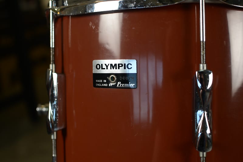 Olympic Drum Kit in Red & White - 1960's/1970's