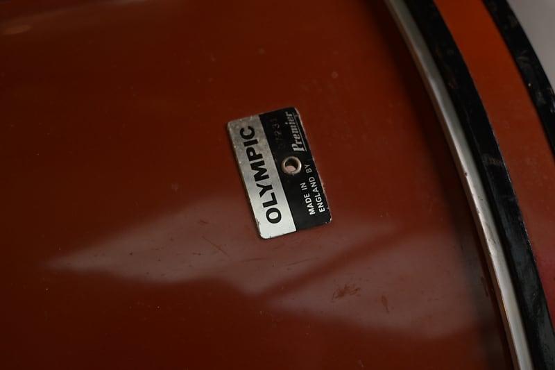 Olympic Drum Kit in Red & White - 1960's/1970's