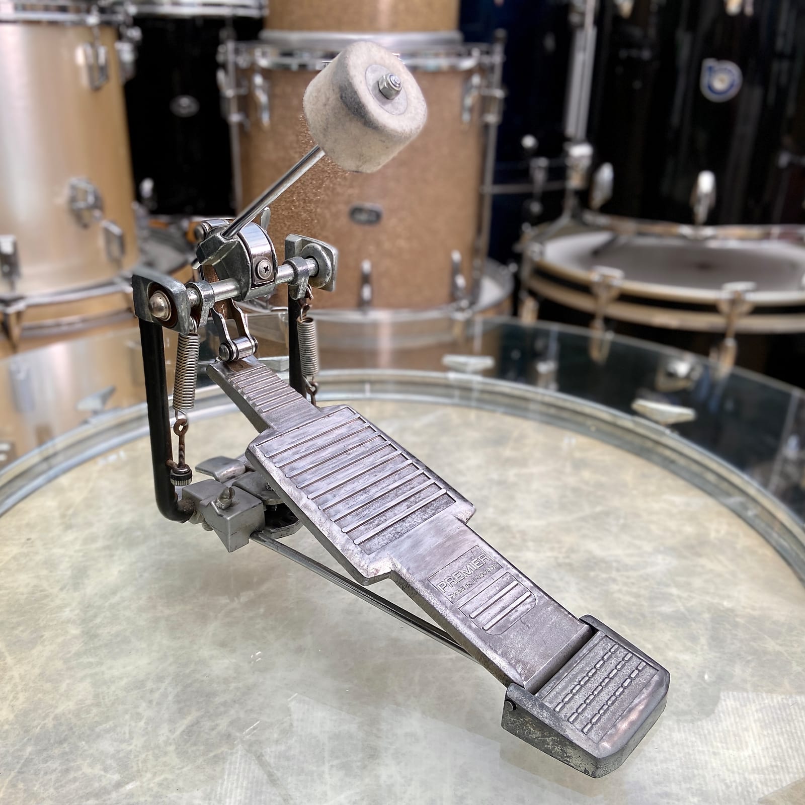Premier '251' Vintage Direct Drive Bass Drum Pedal - 1985