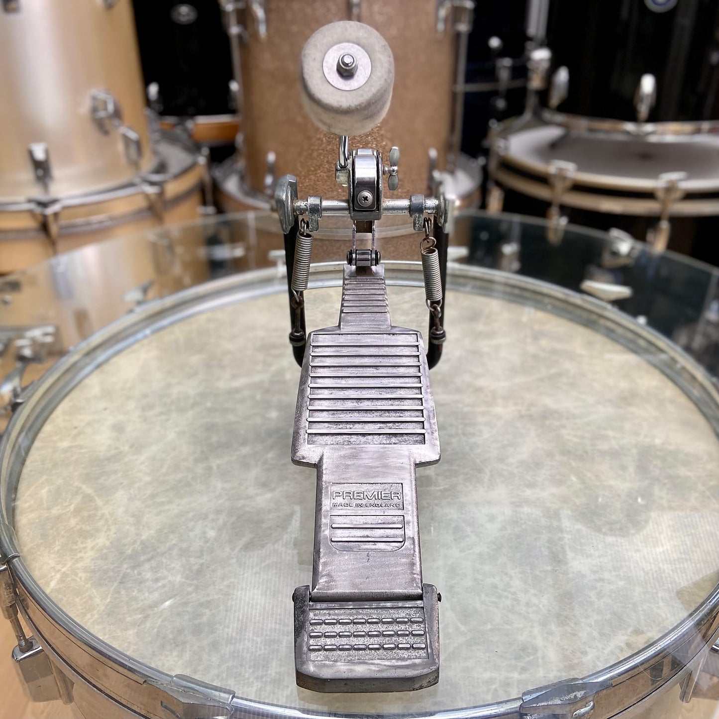 Premier '251' Vintage Direct Drive Bass Drum Pedal - 1985