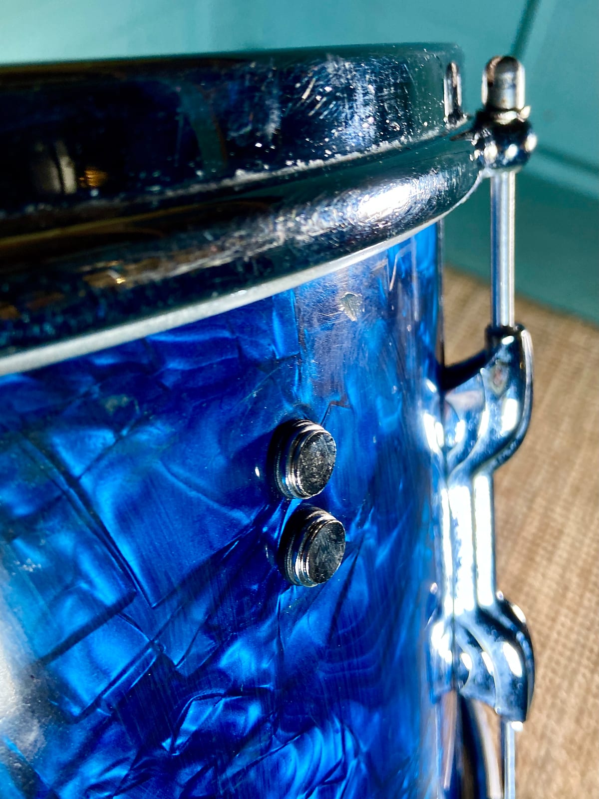 Premier '54' Vintage Drum Kit Blue Marine Pearl - 1966