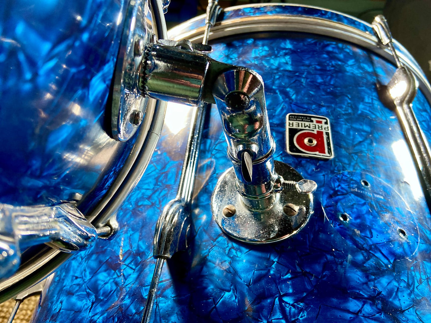 Premier '54' Vintage Drum Kit Blue Marine Pearl - 1966