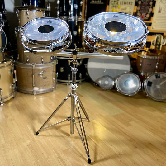 Remo 10” & 12” Vintage Rototoms with Stand - 1980’s