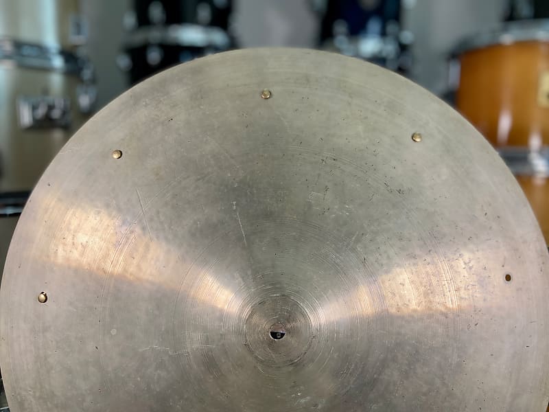 Zyn 18" Crash Cymbal with Rivets - 1164g - 1960's