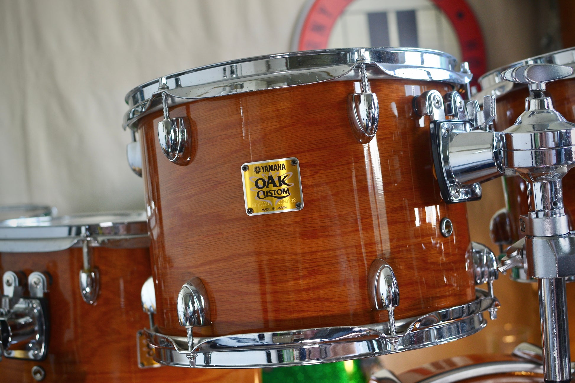 Yamaha Oak Custom Drum Kit in Yoak Natural Lacquer - 8/10/12/14/16/22" - May 2004