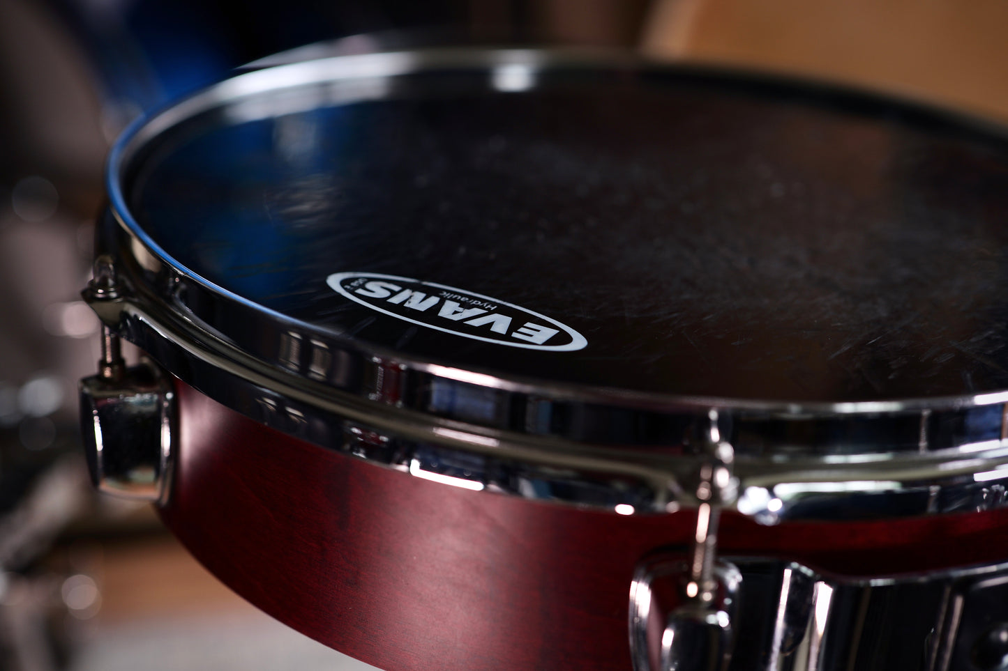 HD Custom 'Chop Kit' 4-piece Compact Drum Kit in Satin Cherry Red