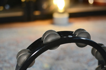 Rhythm Tech 'DST' Drum Set Tambourine with Bass Drum Mount - Black