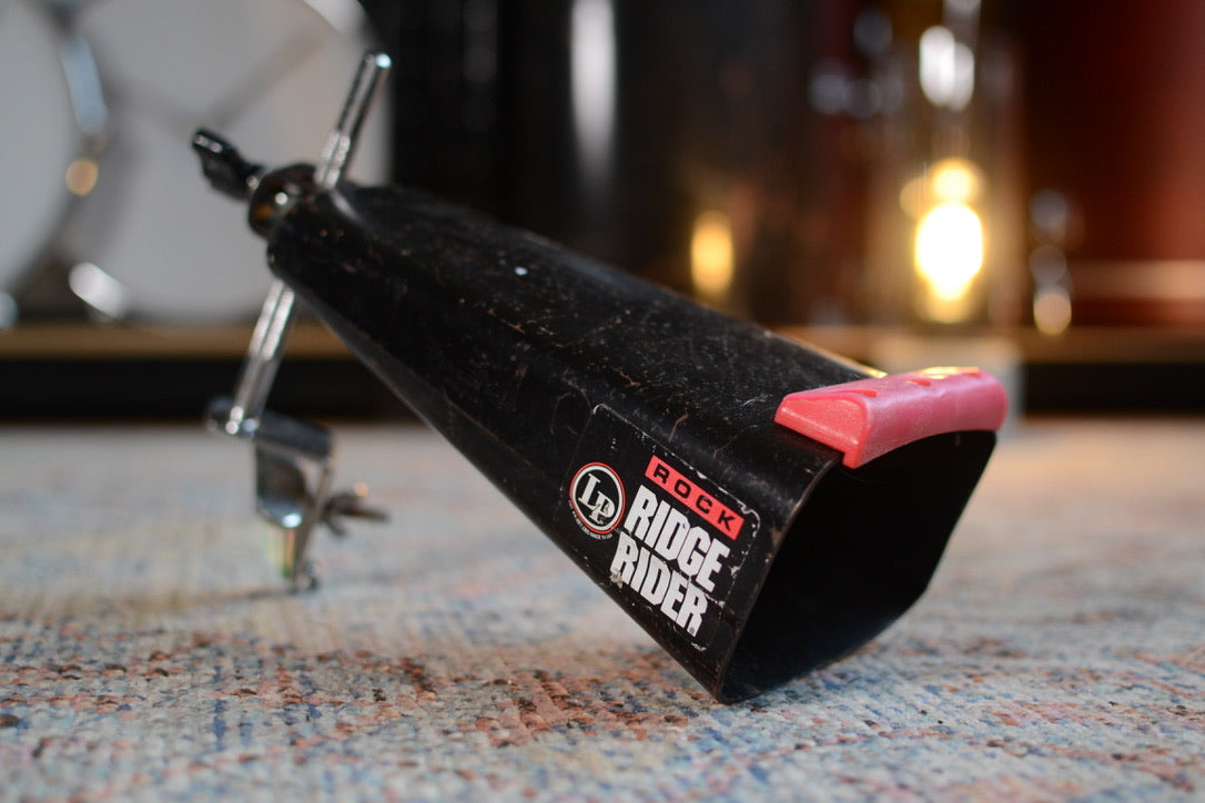 LP Latin Percussion Rock Ridge Rider Cowbell with Bass Drum Mount