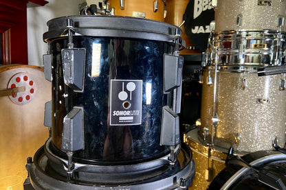 Sonor Lite Drum Kit in Piano Black - 1990s