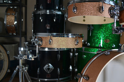 HD Custom 'Chop Kit' 4-piece Compact Drum Kit in Champagne Sparkle