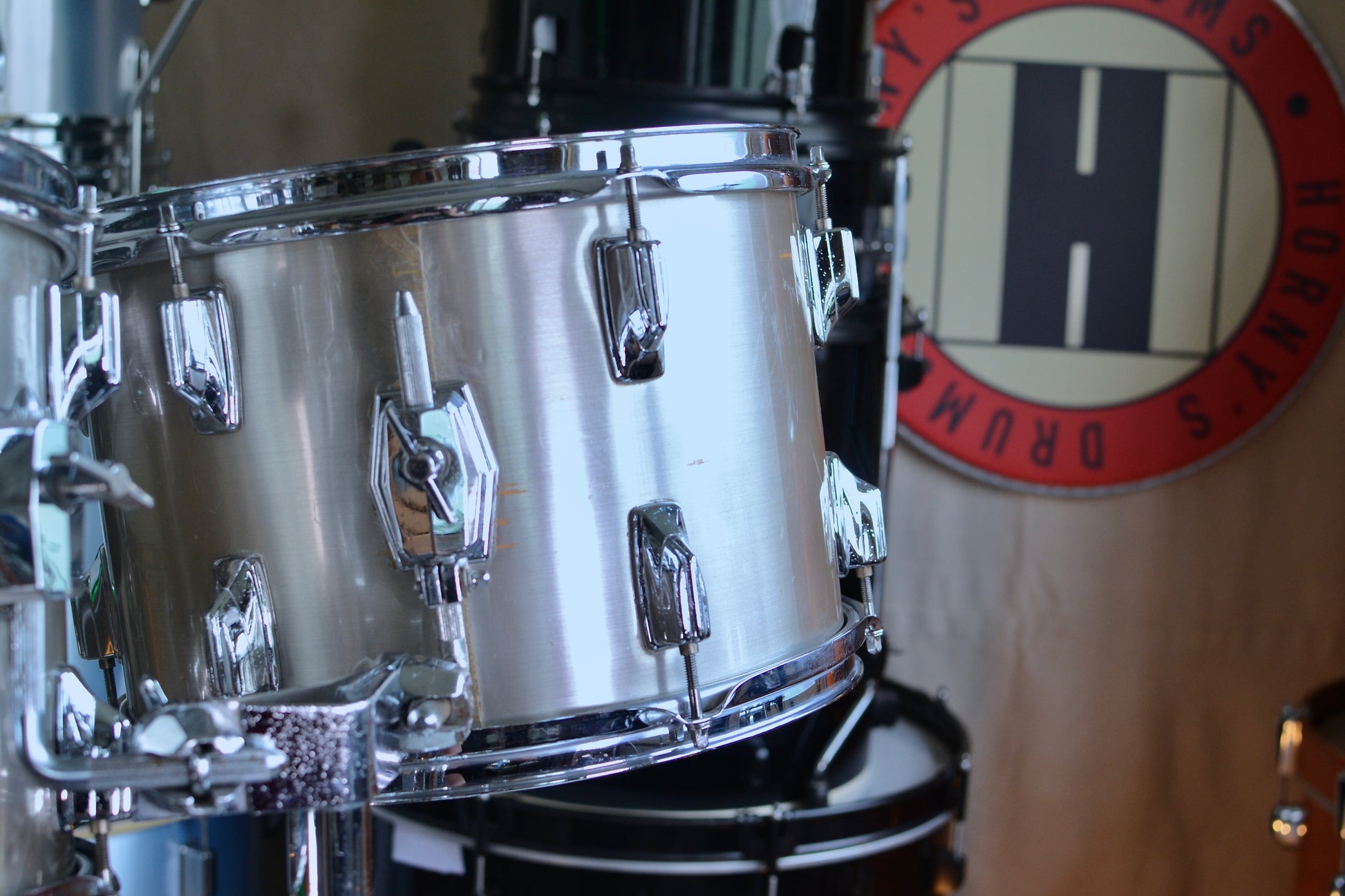 Tama Vintage Imperialstar 4-piece Drum Kit in M-53 Metallic White - 1982