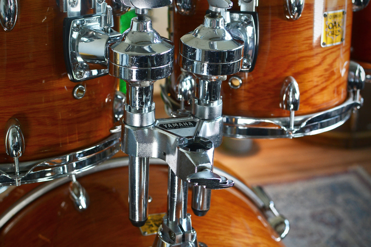Yamaha Oak Custom Drum Kit in Yoak Natural Lacquer - 8/10/12/14/16/22" - May 2004