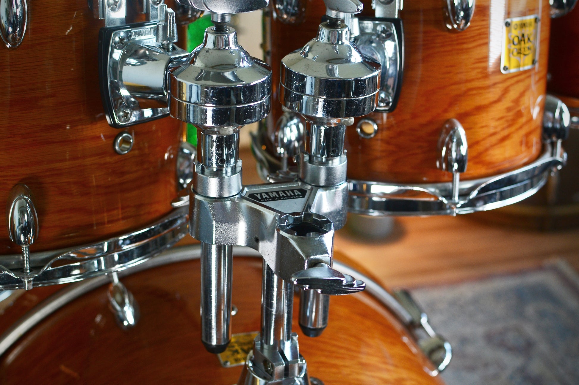 Yamaha Oak Custom Drum Kit in Yoak Natural Lacquer - 8/10/12/14/16/22" - May 2004