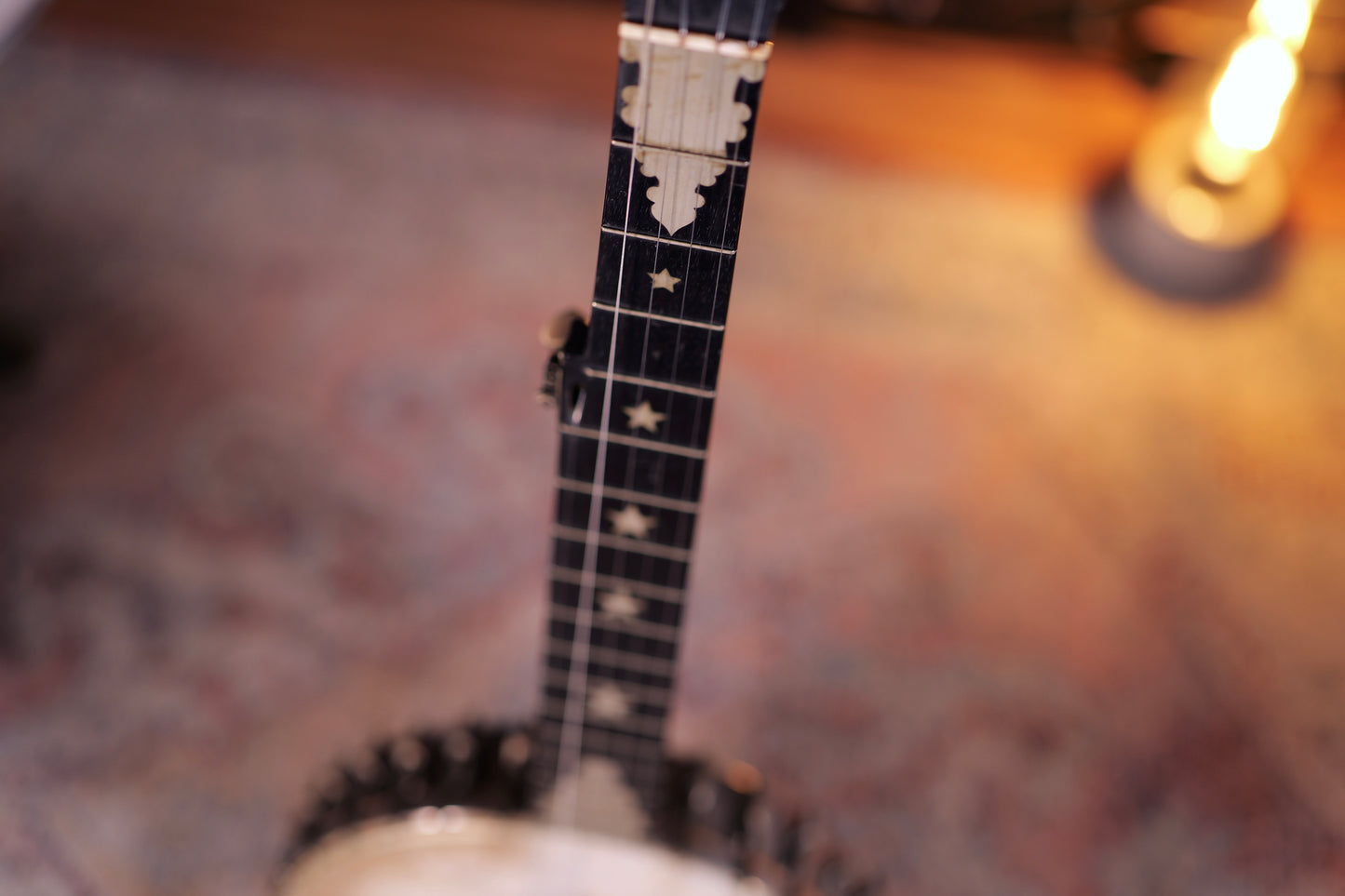 E. J. Ward Maker Liverpool Vintage 5-String Open Back Banjo