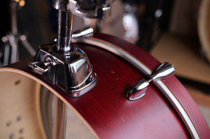 HD Custom 'Chop Kit' 4-piece Compact Drum Kit in Satin Cherry Red