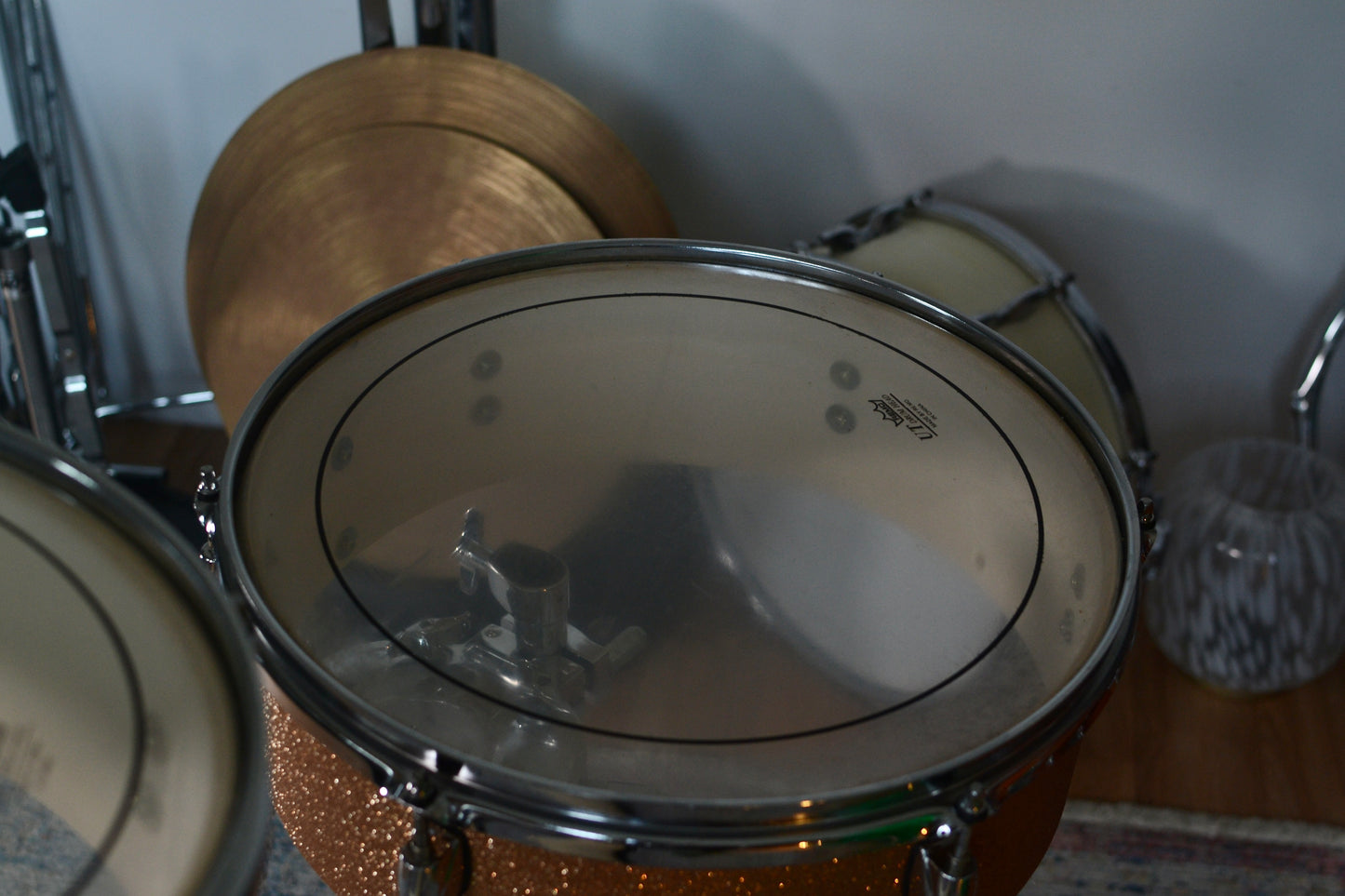 
HD Custom 'Chop Kit' 4-piece Compact Drum Kit in Champagne Sparkle
