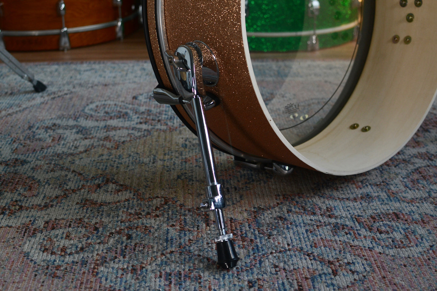 
HD Custom 'Chop Kit' 4-piece Compact Drum Kit in Champagne Sparkle