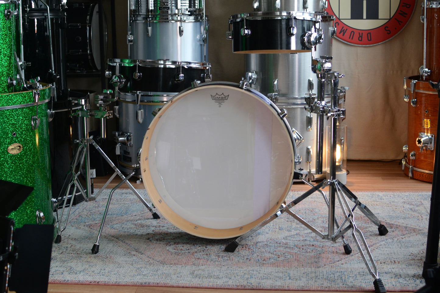 HD Custom 'Chop Kit' 3-piece Compact Drum Kit in Black Lacquer