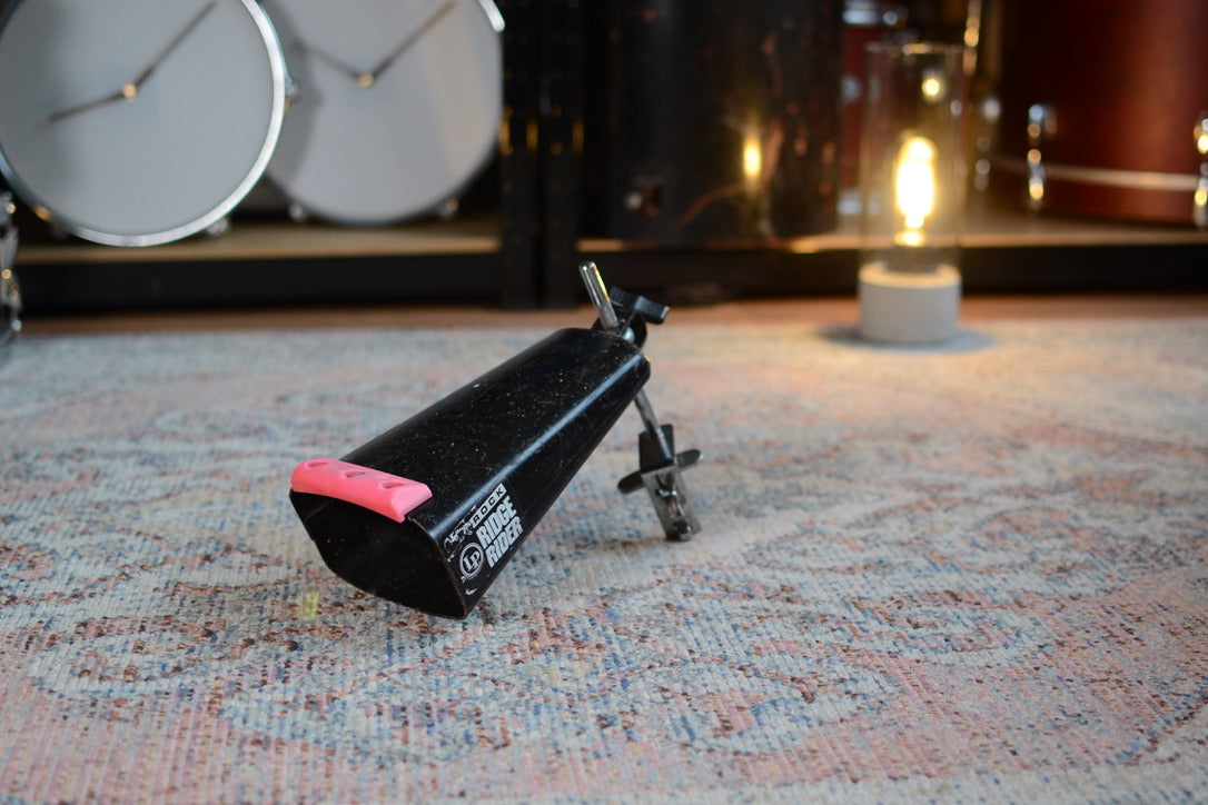LP Latin Percussion Rock Ridge Rider Cowbell with Bass Drum Mount