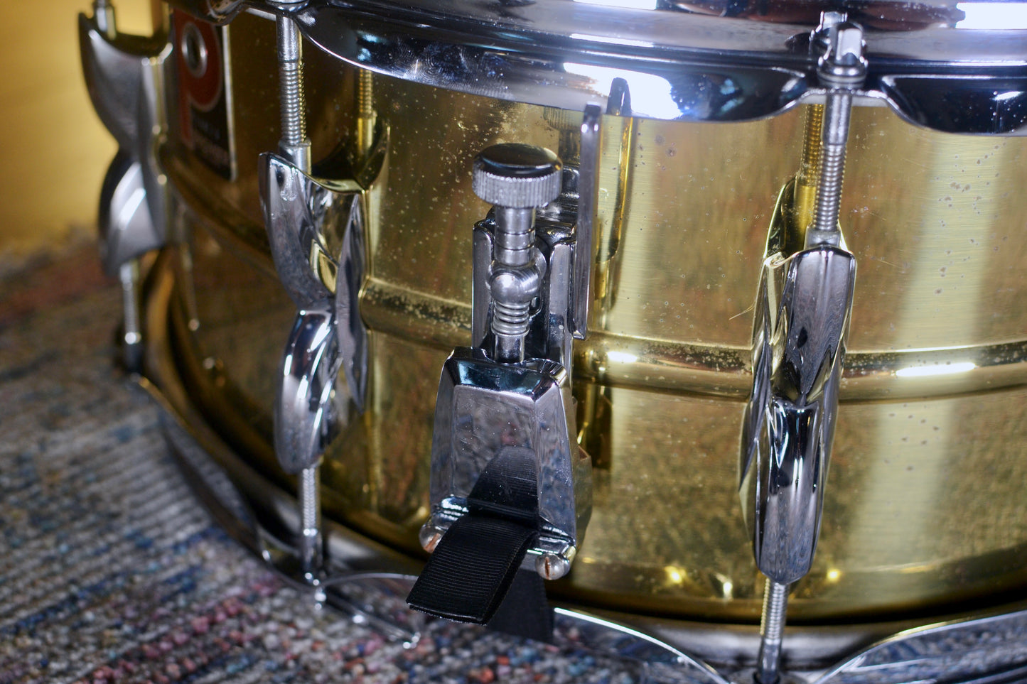 Premier '21' 14x6.5" Brass Snare Drum - 1987