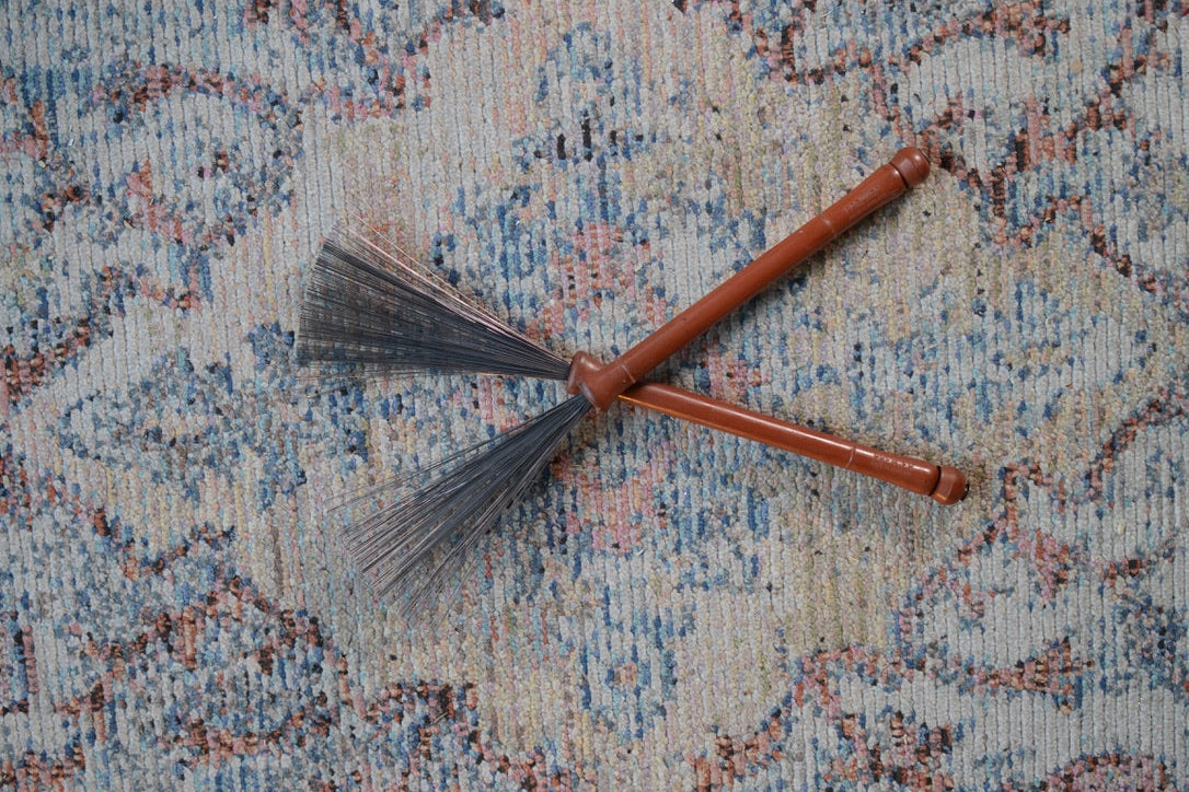 Premier Vintage Brushes - Retractable - Steel Wire - Red Grips