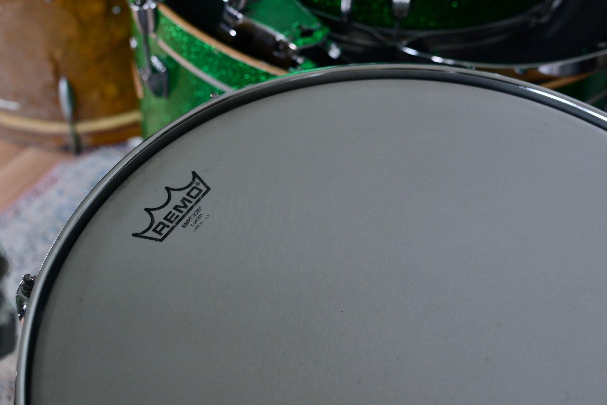 Tama Vintage Imperialstar 4-piece Drum Kit in M-53 Metallic White - 1982