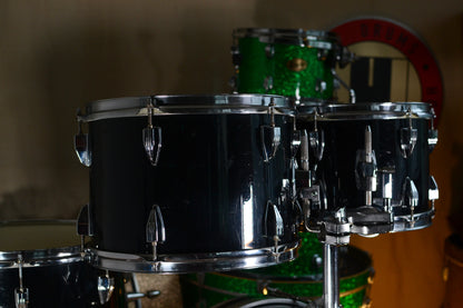 Tama Red Badge Swingstar 'SS-505' Drum Kit In Jet Black - 1980s (Shell Pack)