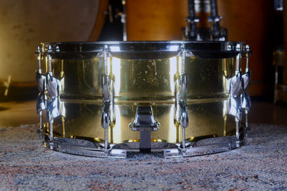 Premier '21' 14x6.5" Brass Snare Drum - 1987